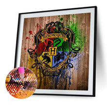 Load image into Gallery viewer, AB Diamond Painting - Full Round - Hogwarts school emblem (40*40CM)