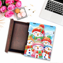 Load image into Gallery viewer, Wooden Christmas Theme Diamond Jewelry Case Mosaic Craft Set for Rings Bracelets