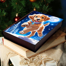 Load image into Gallery viewer, Wooden Christmas Theme Diamond Jewelry Case Mosaic Craft Set for Rings Bracelets