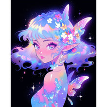Load image into Gallery viewer, AB Diamond Painting - Full Round - Flower fairy girl (40*50CM)