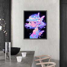 Load image into Gallery viewer, AB Diamond Painting - Full Round - Flower fairy girl (40*50CM)