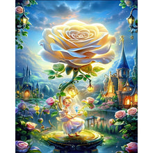 Load image into Gallery viewer, AB Diamond Painting - Full Round - Rose fairy girl (40*50CM)
