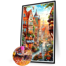 Load image into Gallery viewer, AB Diamond Painting - Full Round - English town (40*60CM)