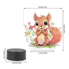 Load image into Gallery viewer, Cute Animal Diamond Painting LED Lamp Diamond Painting Night Light (Squirrel)