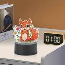 Load image into Gallery viewer, Cute Animal Diamond Painting LED Lamp Diamond Painting Night Light (Squirrel)