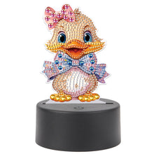 Load image into Gallery viewer, Cute Animal Diamond Painting LED Lamp Diamond Painting Night Light (Duck)