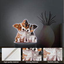 Load image into Gallery viewer, Cute Animal Diamond Painting LED Lamp Diamond Painting Night Light (Dog)