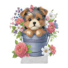 Load image into Gallery viewer, Acrylic Special Shape Puppy 5D DIY Diamond Painting Tabletop Decorations