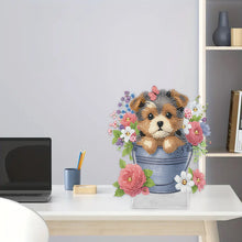 Load image into Gallery viewer, Acrylic Special Shape Puppy 5D DIY Diamond Painting Tabletop Decorations
