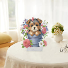 Load image into Gallery viewer, Acrylic Special Shape Puppy 5D DIY Diamond Painting Tabletop Decorations