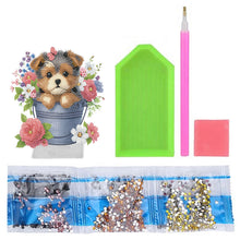 Load image into Gallery viewer, Acrylic Special Shape Puppy 5D DIY Diamond Painting Tabletop Decorations