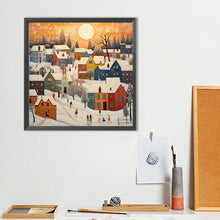Load image into Gallery viewer, Diamond Painting - Full Round - Twilight house town (40*40CM)