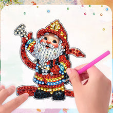 Load image into Gallery viewer, 6Pcs Acrylic Special Shape Fireman Gnome Diamond Painting Fridge Magnets