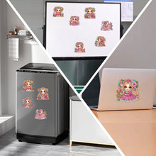 Load image into Gallery viewer, 6Pcs Acrylic Special Shape Sewing Machine Girl Diamond Painting Fridge Magnets