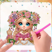 Load image into Gallery viewer, 6Pcs Acrylic Special Shape Sewing Machine Girl Diamond Painting Fridge Magnets