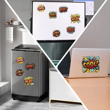 Load image into Gallery viewer, 6Pcs Acrylic Special Shape English Words Diamond Painting Fridge Magnets