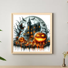 Load image into Gallery viewer, Diamond Painting - Full Round - Halloween horror night (40*40CM)