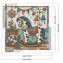 Load image into Gallery viewer, Diamond Painting - Full Round - Cartoon pony warm life (50*50CM)