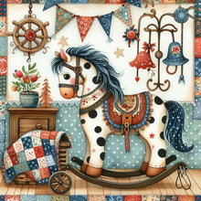 Load image into Gallery viewer, Diamond Painting - Full Round - Cartoon pony warm life (50*50CM)