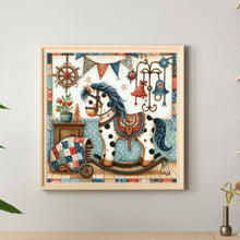 Load image into Gallery viewer, Diamond Painting - Full Round - Cartoon pony warm life (50*50CM)