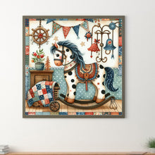 Load image into Gallery viewer, Diamond Painting - Full Round - Cartoon pony warm life (50*50CM)