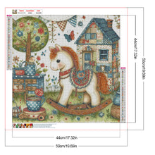 Load image into Gallery viewer, Diamond Painting - Full Round - Cartoon pony warm life (50*50CM)