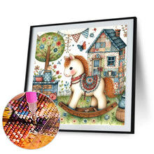 Load image into Gallery viewer, Diamond Painting - Full Round - Cartoon pony warm life (50*50CM)