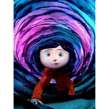 Load image into Gallery viewer, Diamond Painting - Full Round - Mysterious tunnel girl (30*40CM)