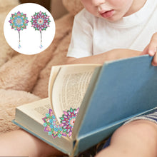 Load image into Gallery viewer, 2Pcs Special Shape Colorful Mandala Diamond Painting Bookmark Art Projects