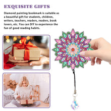 Load image into Gallery viewer, 2Pcs Special Shape Colorful Mandala Diamond Painting Bookmark Art Projects