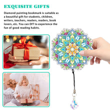 Load image into Gallery viewer, 2Pcs Special Shape Colorful Mandala Diamond Painting Bookmark Art Projects