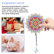 Load image into Gallery viewer, 2Pcs Special Shape Colorful Mandala Diamond Painting Bookmark Art Projects