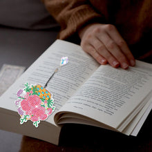 Load image into Gallery viewer, 2Pcs Special Shape Bouquet 5D DIY Diamond Painting Bookmark for Reading Day Gift
