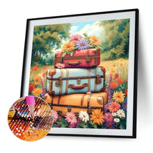 Load image into Gallery viewer, Diamond Painting - Full Round - Flowers and suitcases (40*40CM)