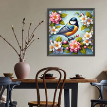 Load image into Gallery viewer, Diamond Painting - Full Round - Big Titmouse (30*30CM)