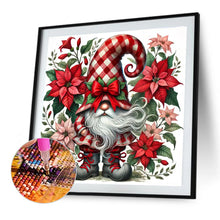 Load image into Gallery viewer, Diamond Painting - Full Round - Poinsettia Christmas gnome (40*40CM)