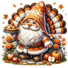 Load image into Gallery viewer, Diamond Painting - Full Round - Autumn apple pie gnome (40*40CM)