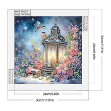Load image into Gallery viewer, Diamond Painting - Partial Special Shaped - Snow lantern (30*30CM)