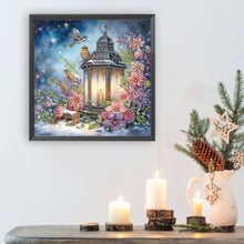 Load image into Gallery viewer, Diamond Painting - Partial Special Shaped - Snow lantern (30*30CM)