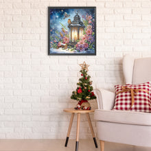 Load image into Gallery viewer, Diamond Painting - Partial Special Shaped - Snow lantern (30*30CM)