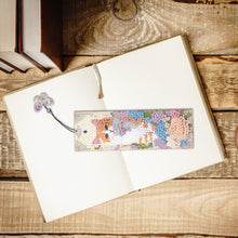 Load image into Gallery viewer, 3Pcs Special Shape Cat Flower DIY Diamond Painting Bookmarks Kits for Bookworms