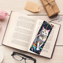 Load image into Gallery viewer, 3Pcs Special Shape Dream Catcher Cat DIY Diamond Painting Bookmarks Kits