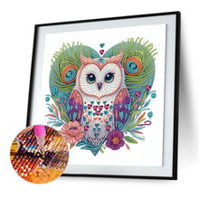Load image into Gallery viewer, Diamond Painting - Partial Special Shaped - Love owl (30*30CM)