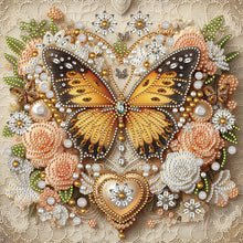 Load image into Gallery viewer, Diamond Painting - Partial Special Shaped - Butterfly (30*30CM)