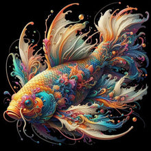 Load image into Gallery viewer, Diamond Painting - Full Round - Smart fish (30*30CM)