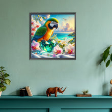Load image into Gallery viewer, Diamond Painting - Full Round - Parrot by the sea (30*30CM)