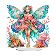 Load image into Gallery viewer, Acrylic Butterfly Fairy Girl 5D DIY Diamond Art Tabletop Decorations Home Decor