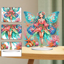 Load image into Gallery viewer, Acrylic Butterfly Fairy Girl 5D DIY Diamond Art Tabletop Decorations Home Decor