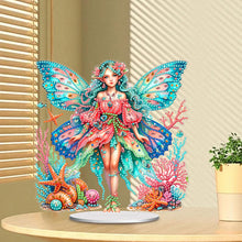 Load image into Gallery viewer, Acrylic Butterfly Fairy Girl 5D DIY Diamond Art Tabletop Decorations Home Decor