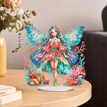 Load image into Gallery viewer, Acrylic Butterfly Fairy Girl 5D DIY Diamond Art Tabletop Decorations Home Decor